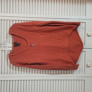 Pure Handknit Burnt Orange Sweater